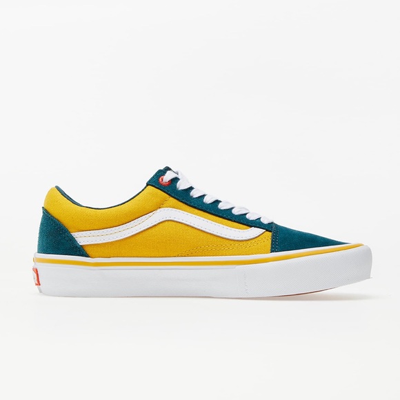 NIB VANS OLD SKOOL PRO SHOES (PRIME ATLANTIC GOLD) Size 9 - Picture 7 of 11